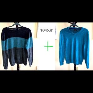 Merino Wool Sweater Blue Bundle